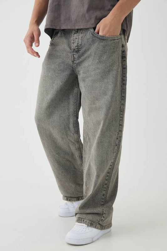 Unisex Basic Relaxed Fit Jeans